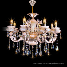 Italian Zinc Alloy Hotel iluminación colgante decoración para el hogar candelabro araña de cristal 88637